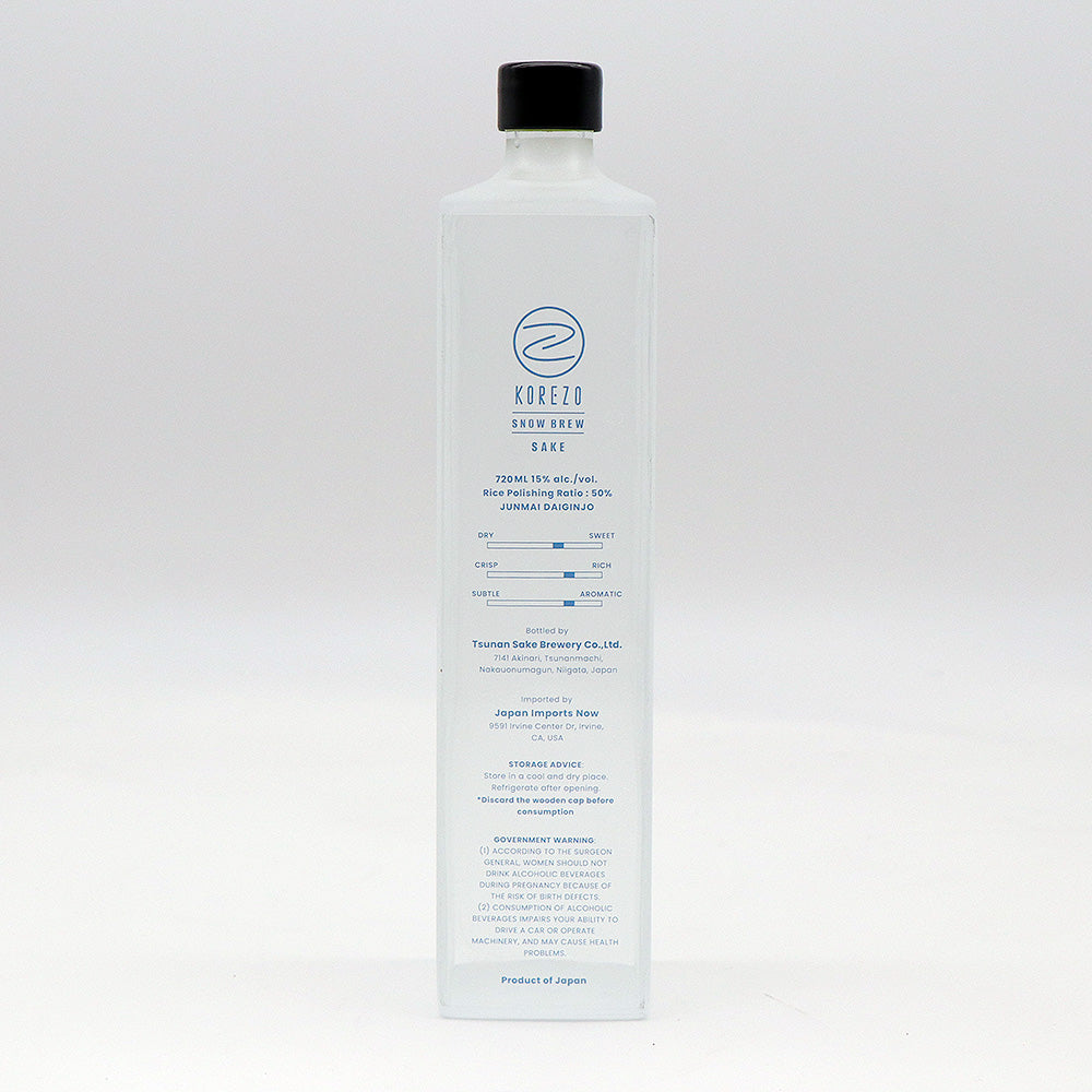Japanese Sake KOREZO Original Snow Brew 720ml